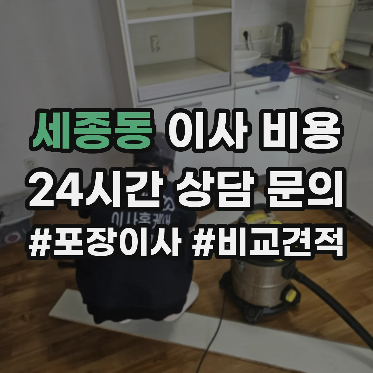 세종동 이사 비용