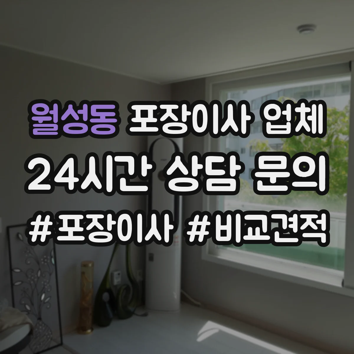 월성동 포장이사 업체
