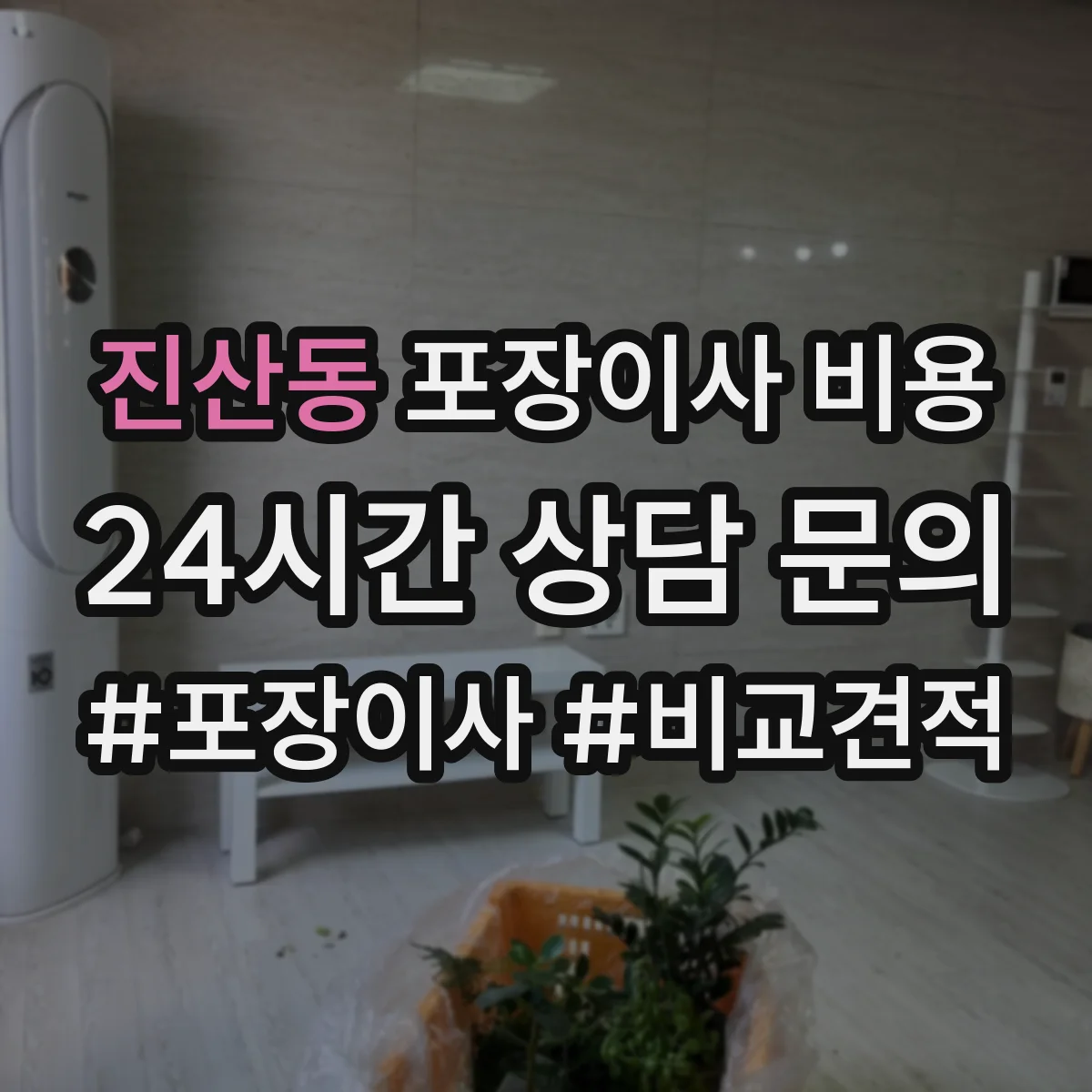 진산동 포장이사 비용