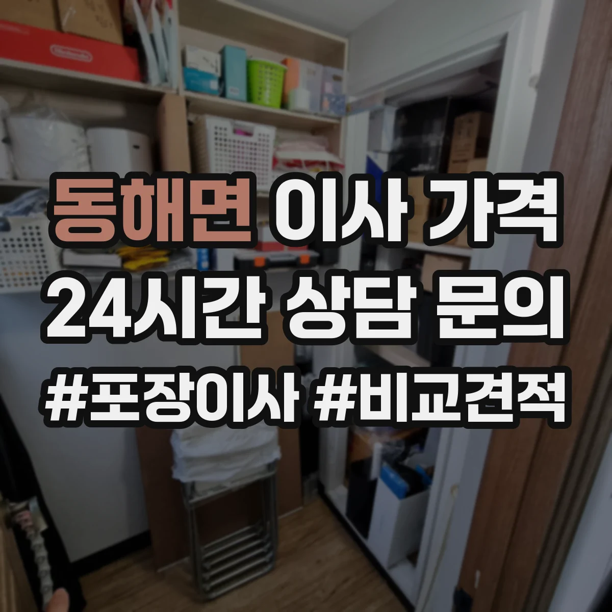 동해면 이사 가격