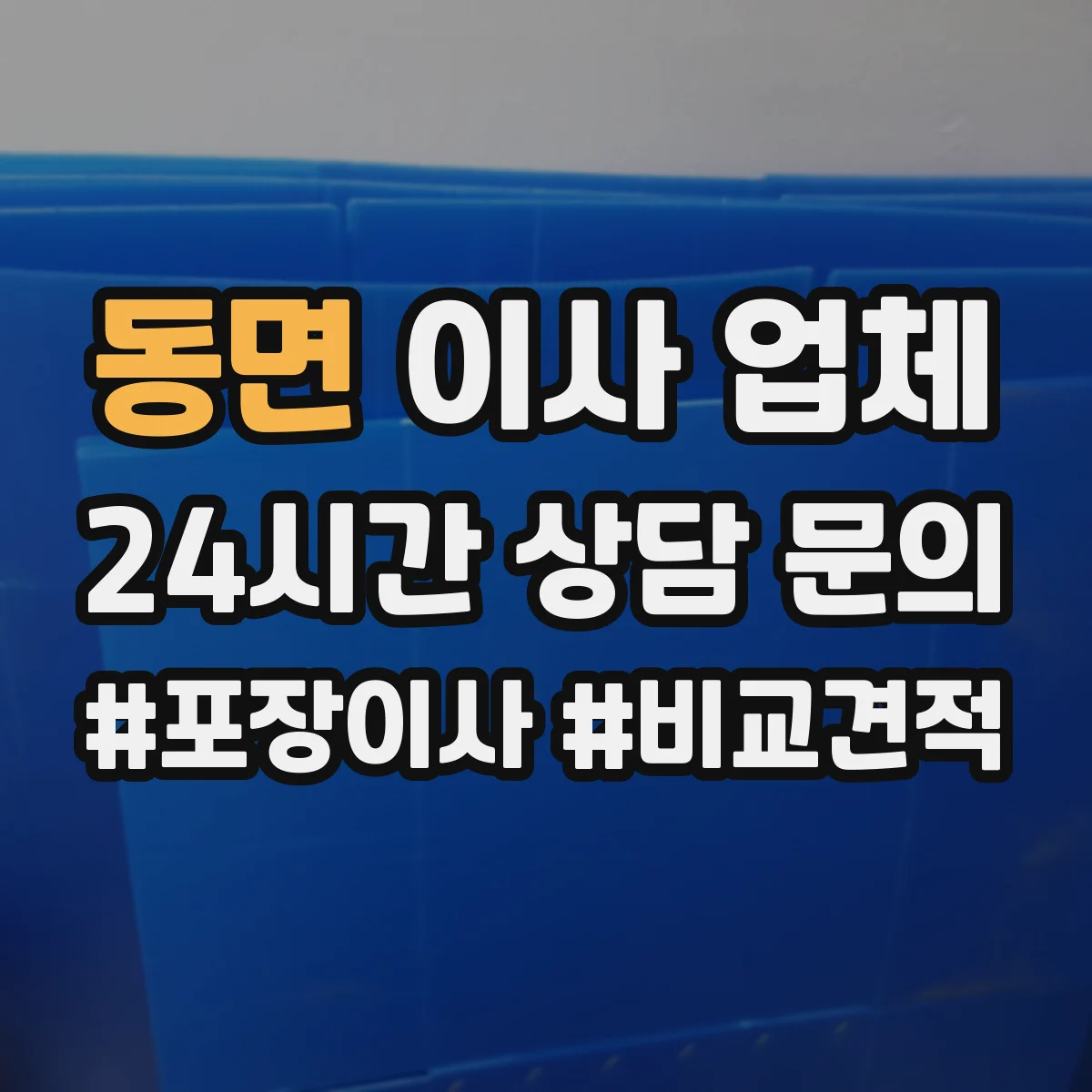 동면 이사 업체