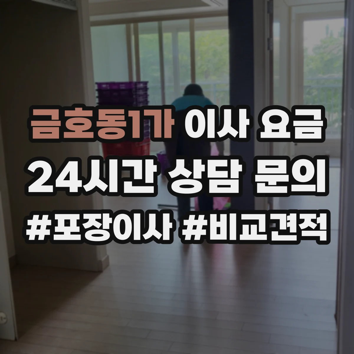 금호동1가 이사 요금