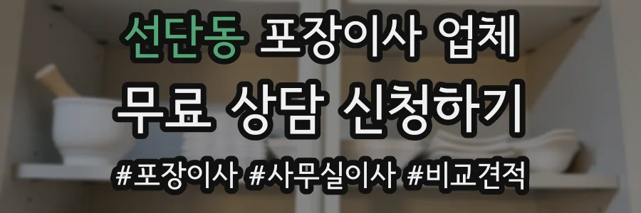 선단동 포장이사 업체