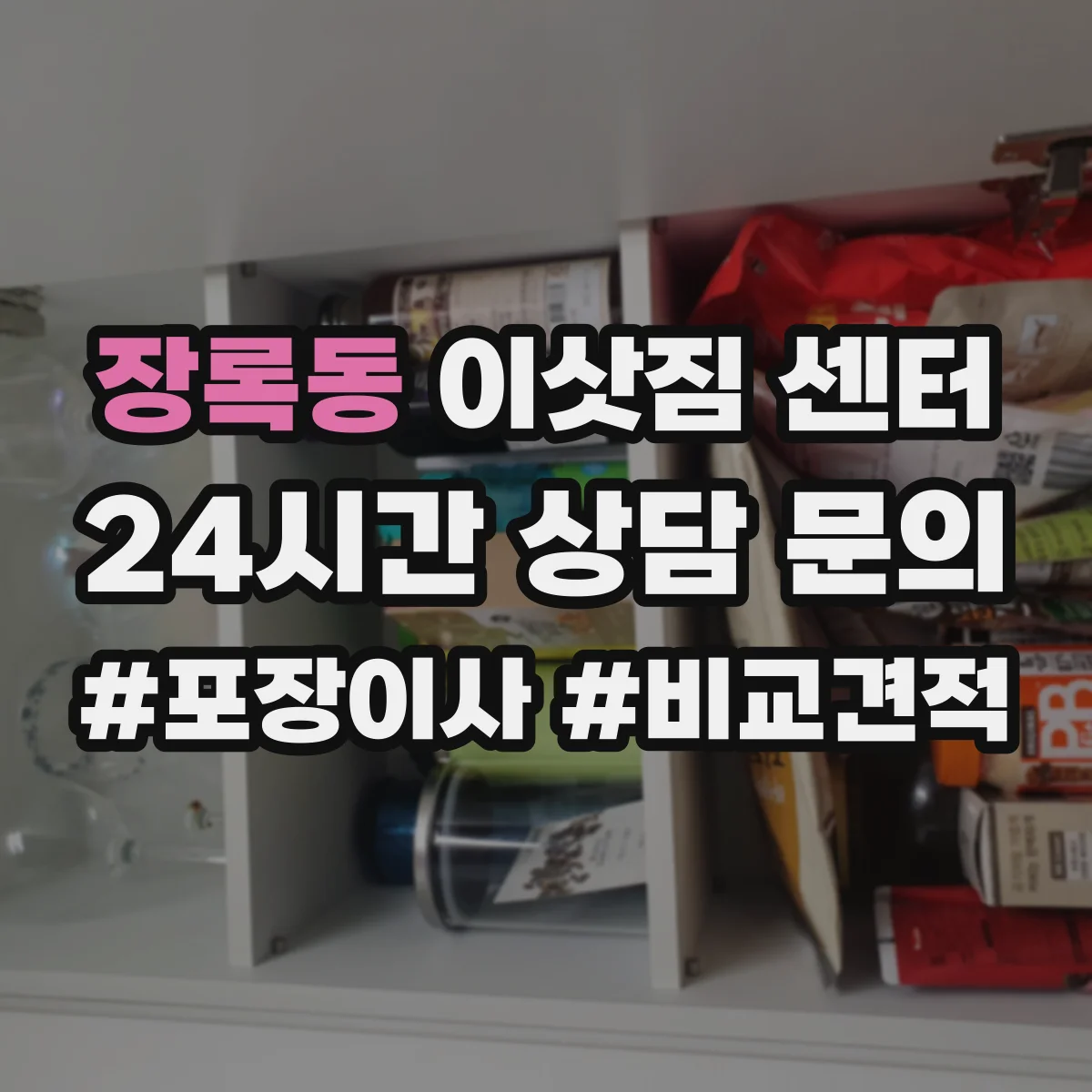 장록동 이삿짐 센터