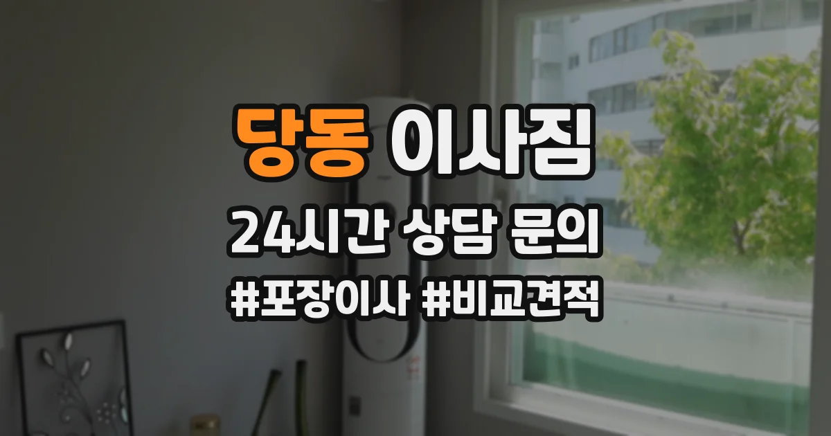 당동 이사짐