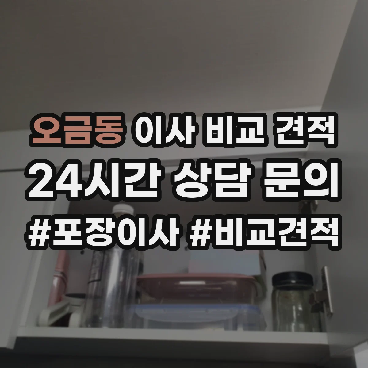 오금동 이사 비교 견적