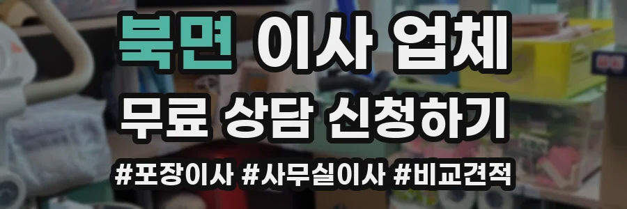 북면 이사 업체