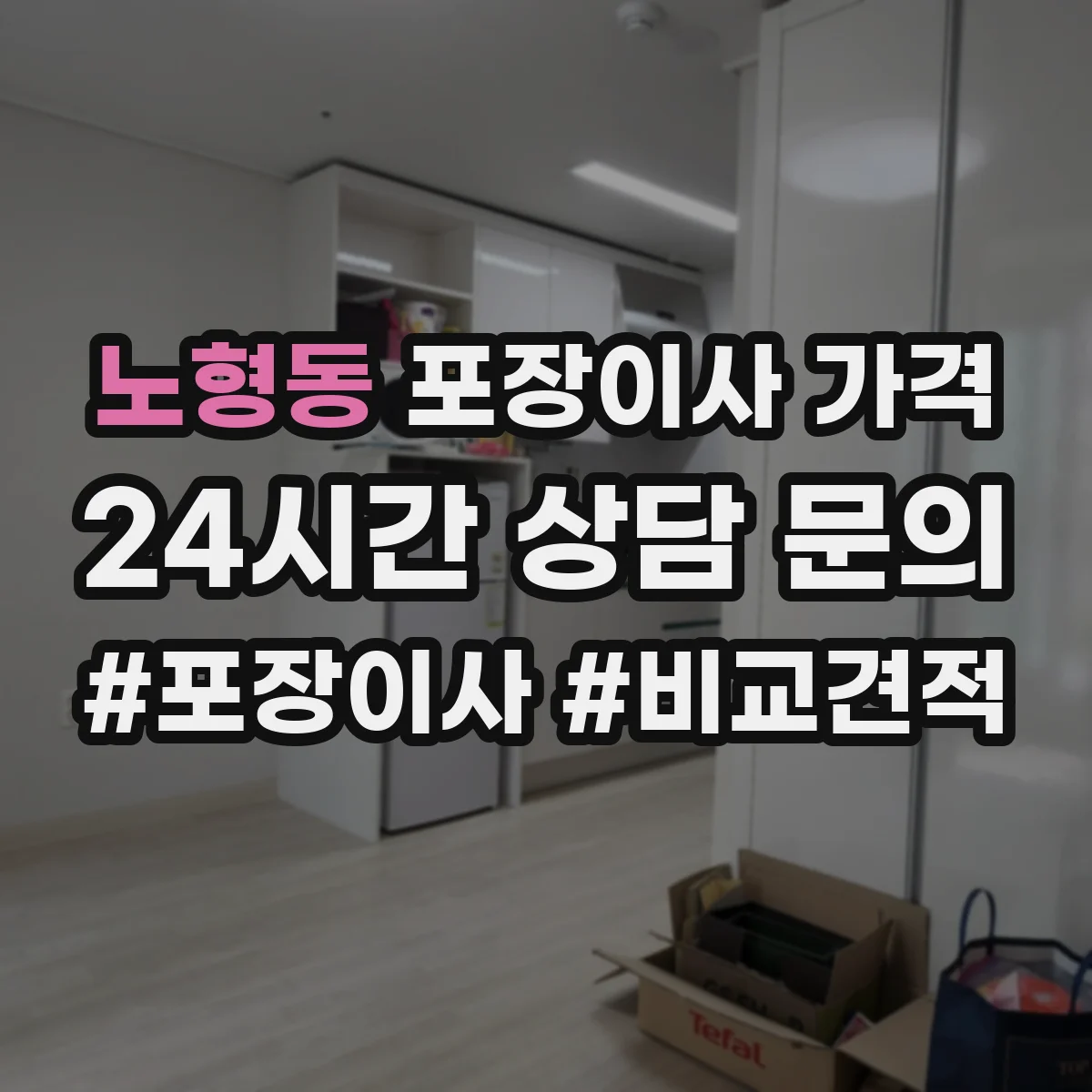 노형동 포장이사 가격