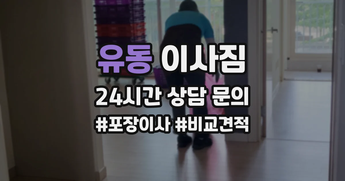 유동 이사짐