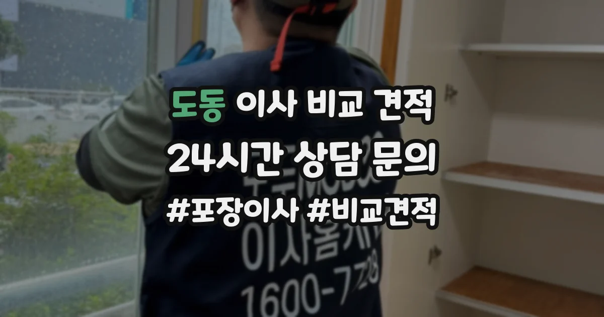 도동 이사 비교 견적