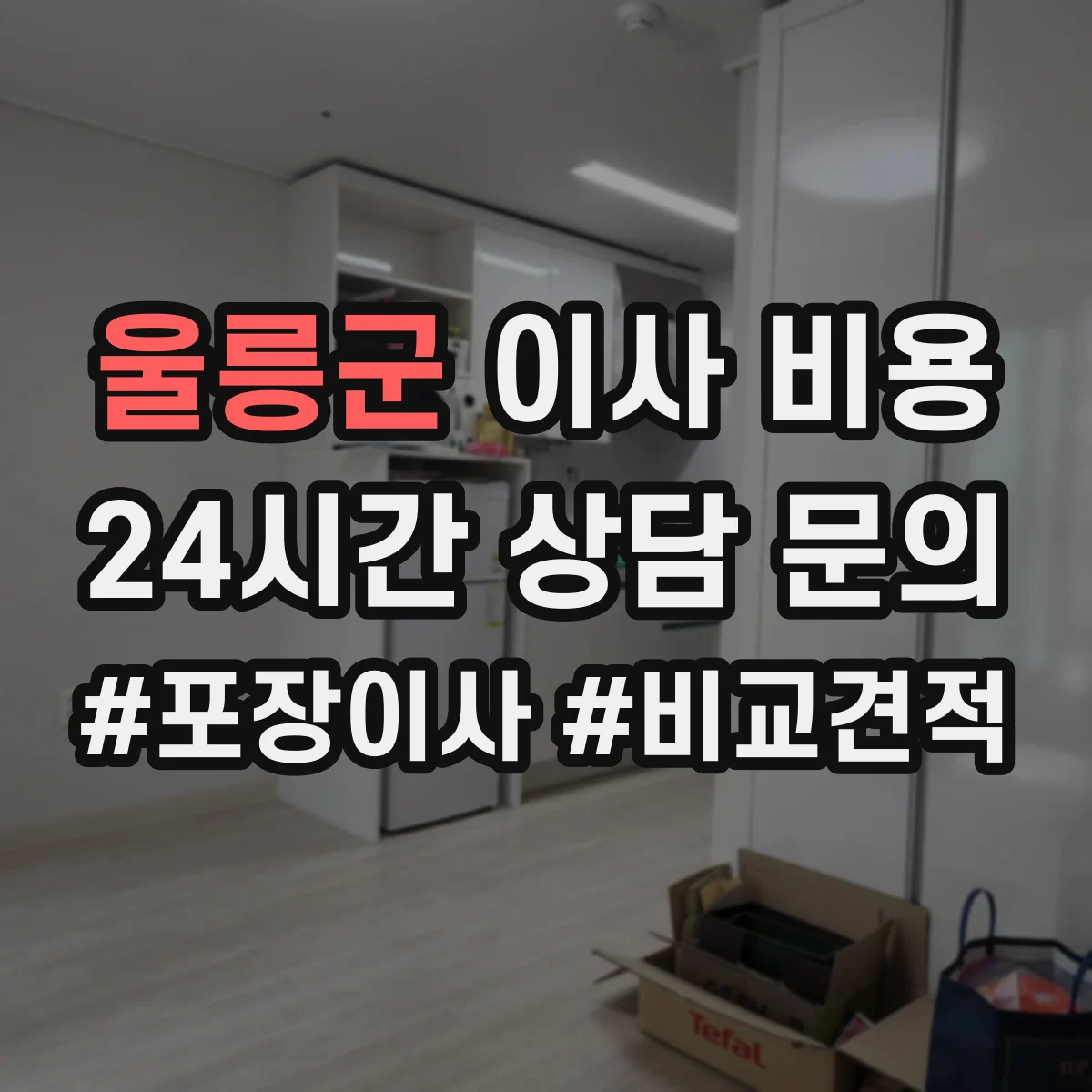 울릉군 이사 비용