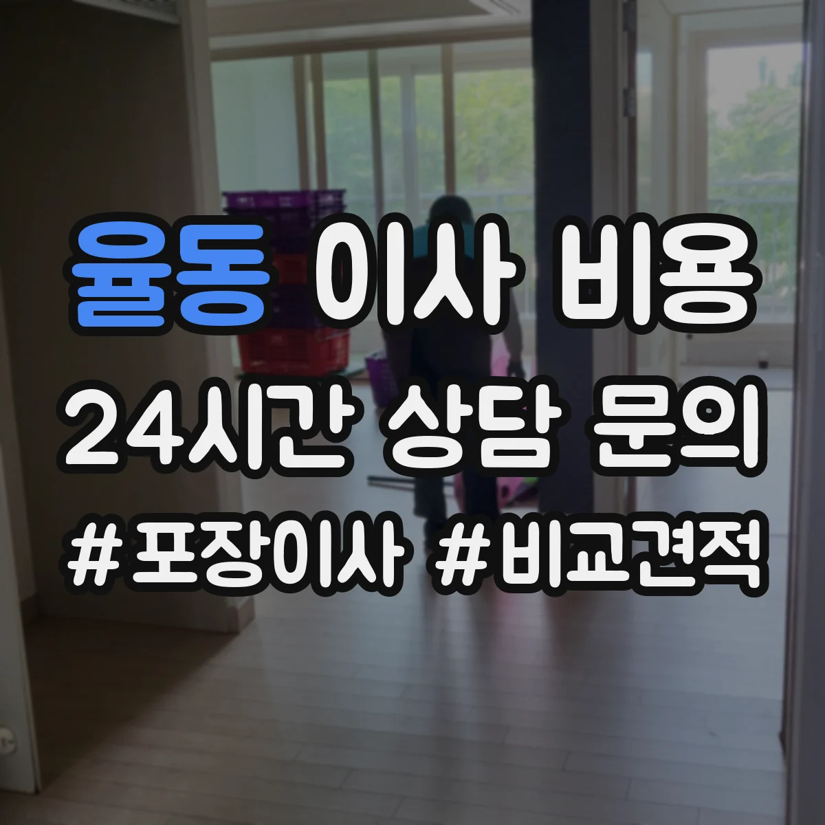 율동 이사 비용