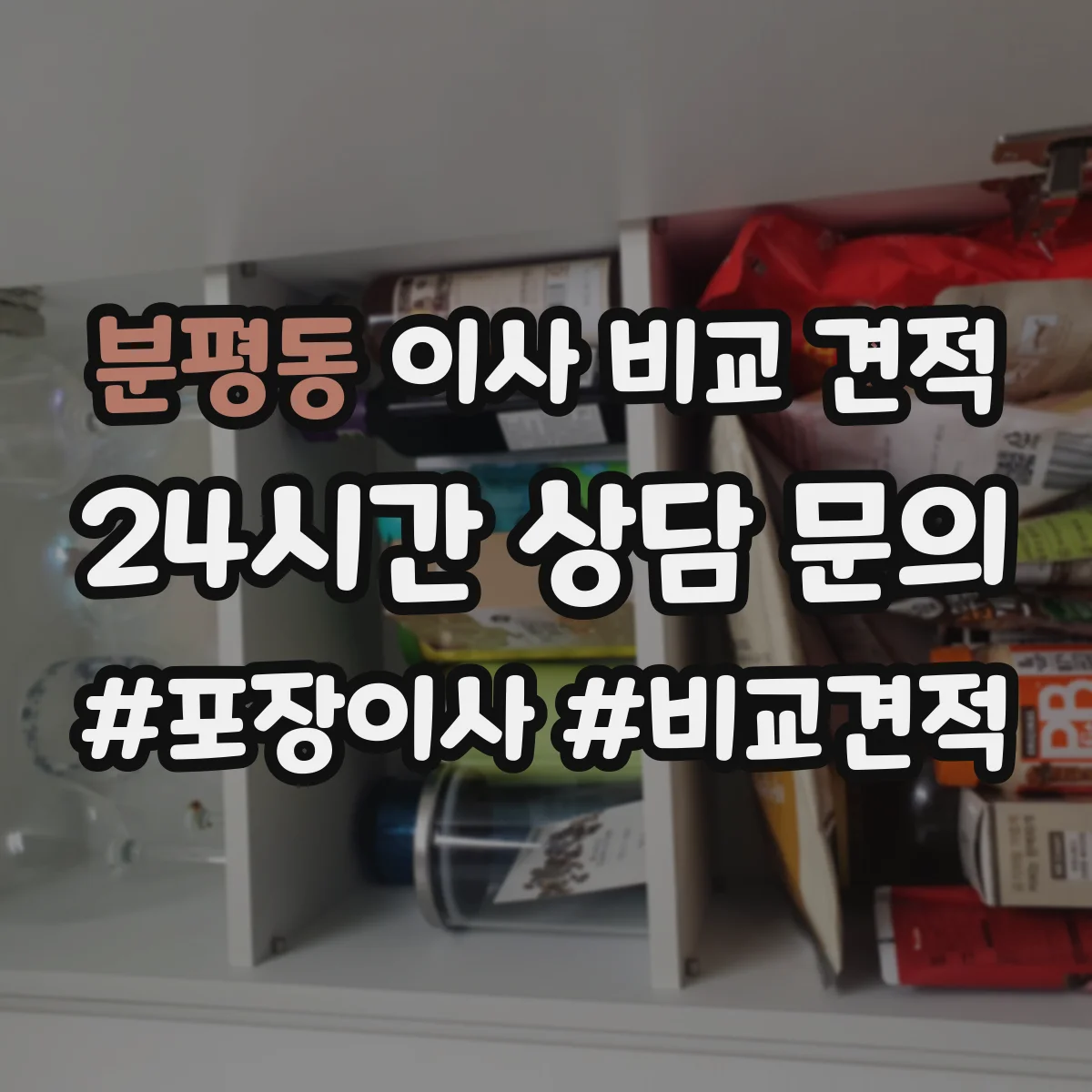 분평동 이사 비교 견적