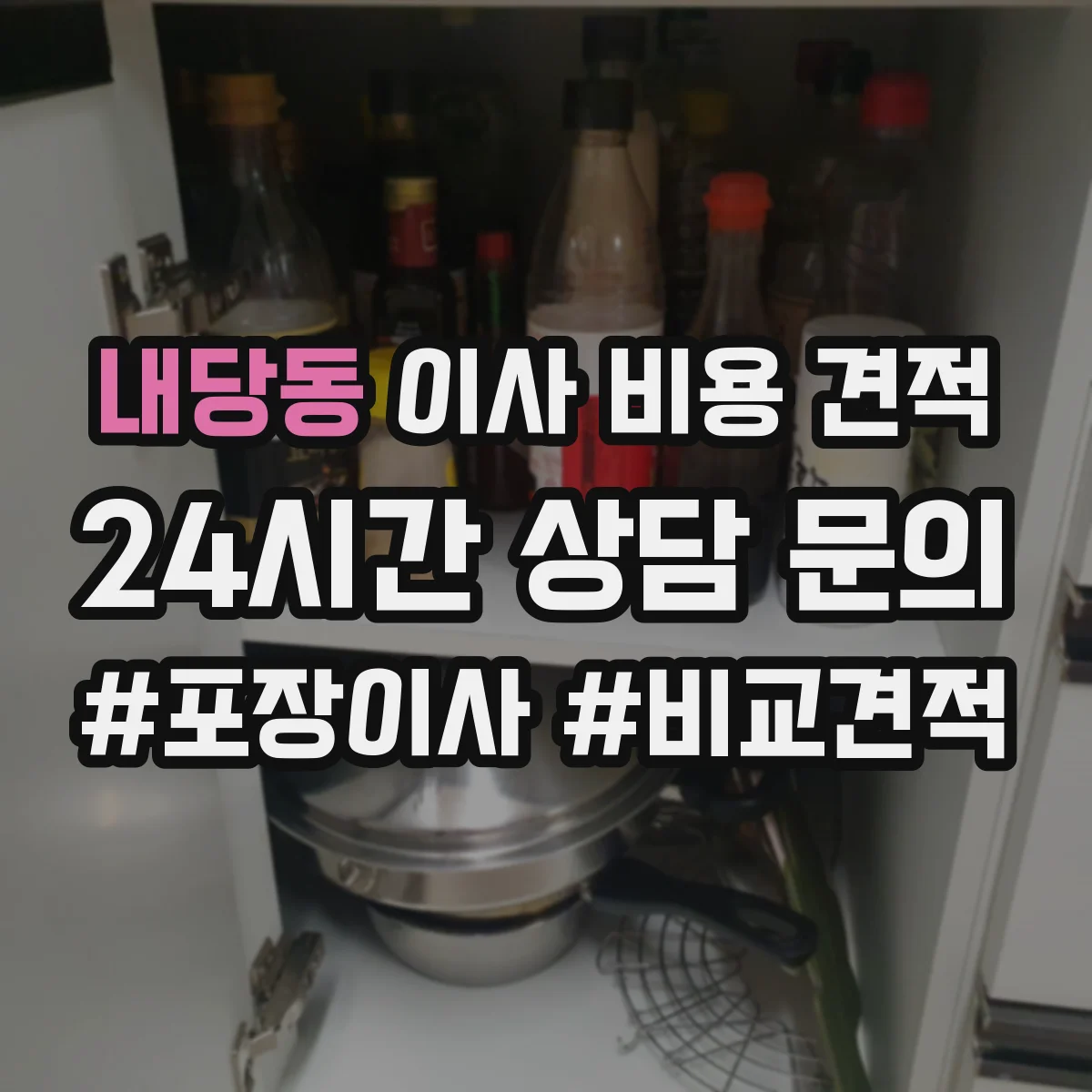 내당동 이사 비용 견적