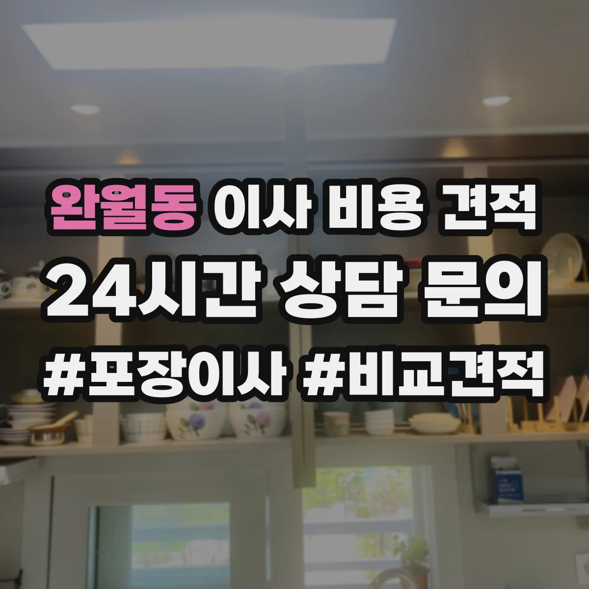 완월동 이사 비용 견적
