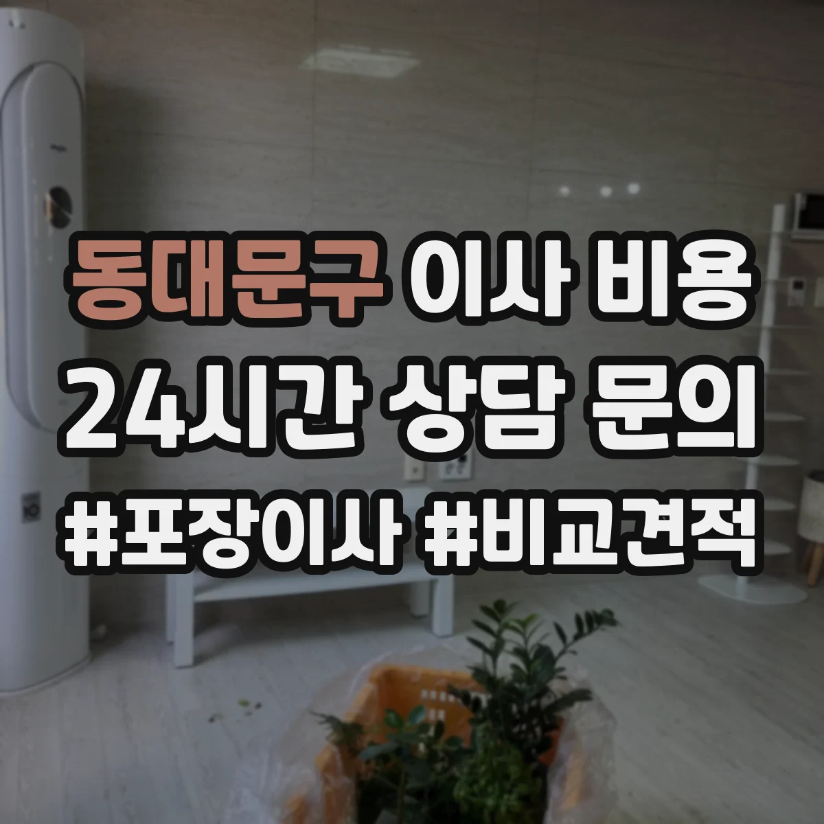 동대문구 이사 비용