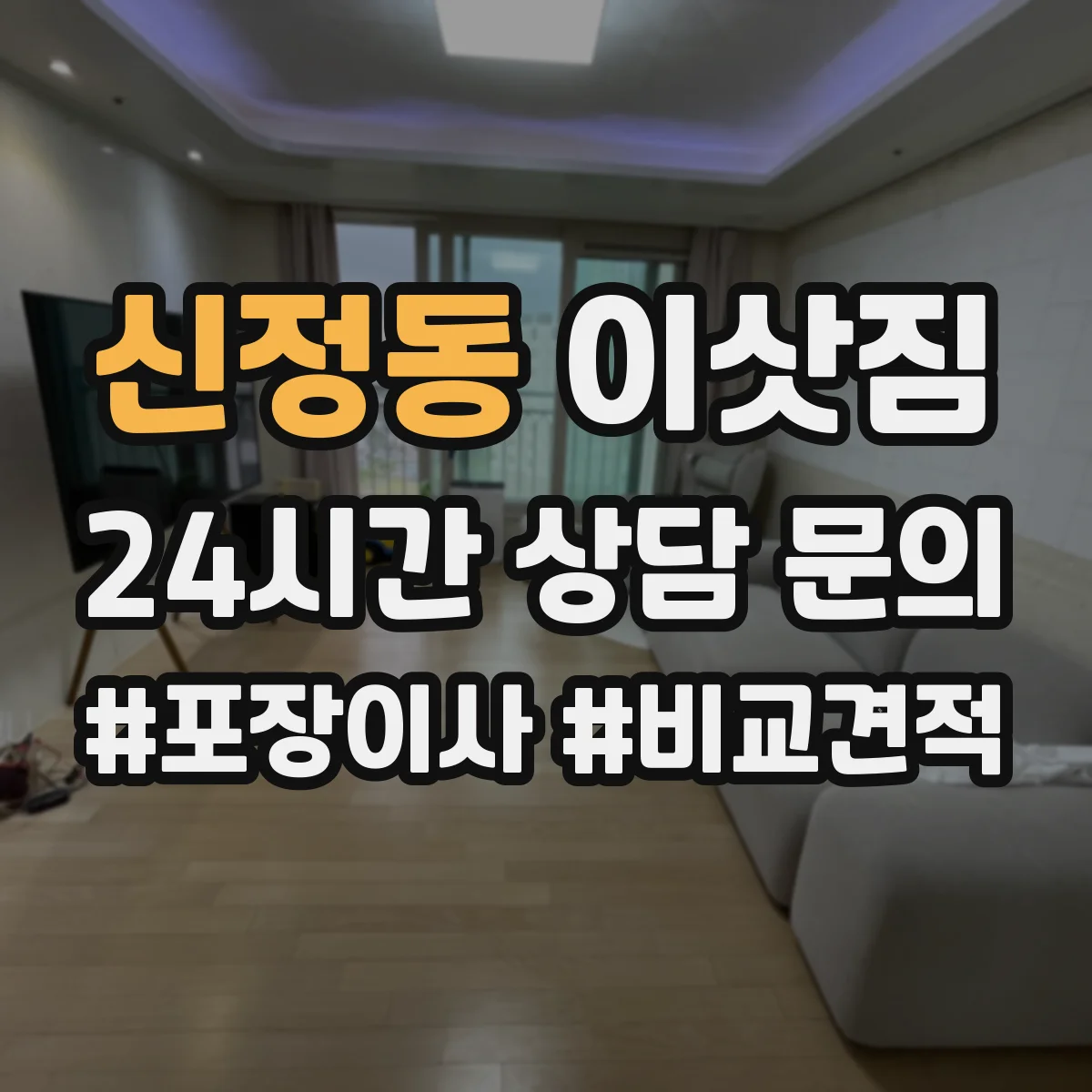 신정동 이삿짐