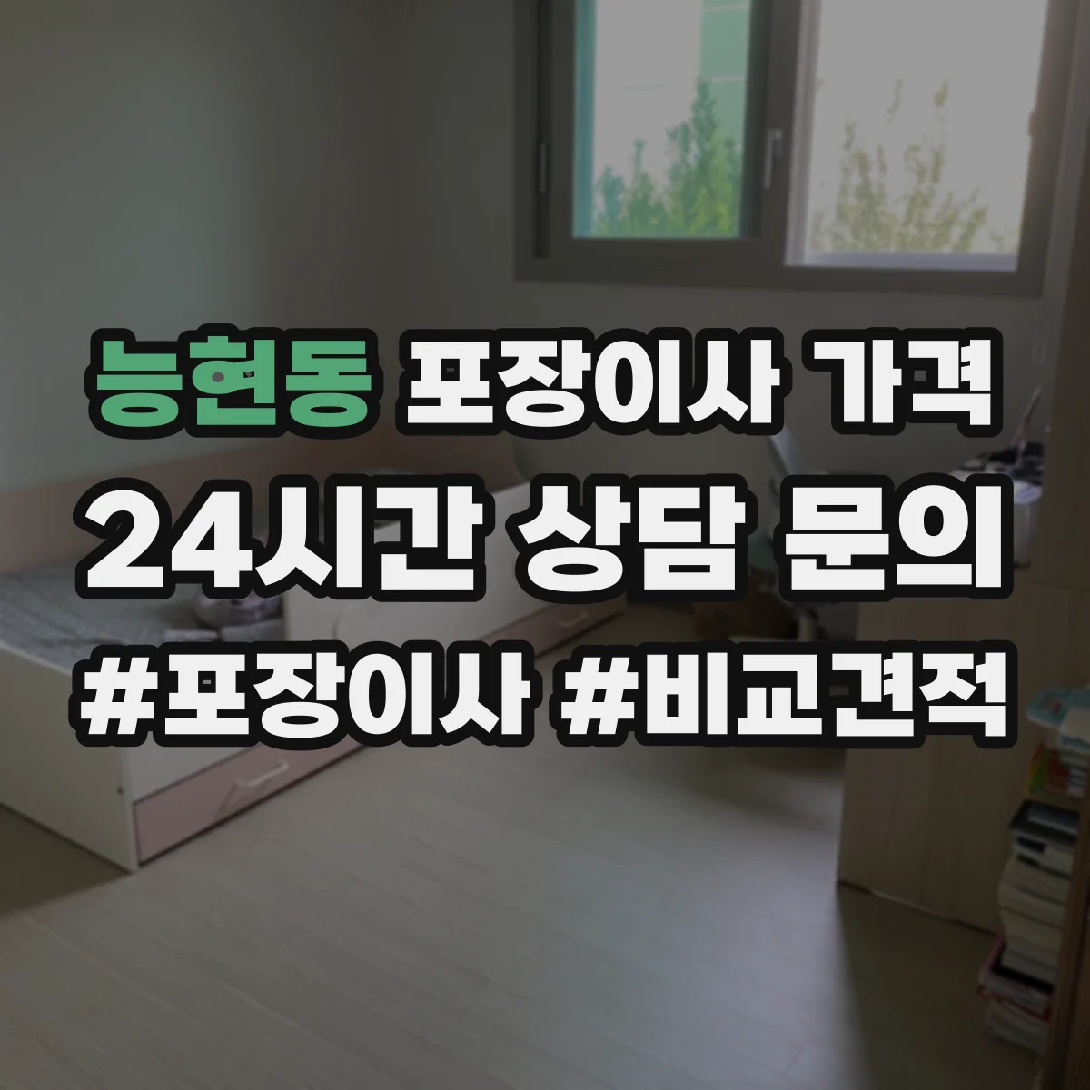능현동 포장이사 가격
