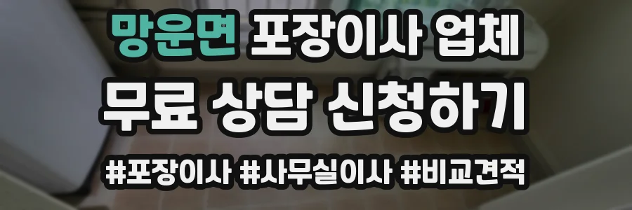 망운면 포장이사 업체