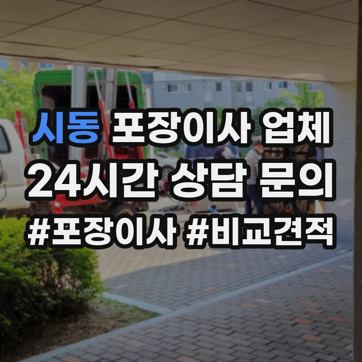 시동 포장이사 업체