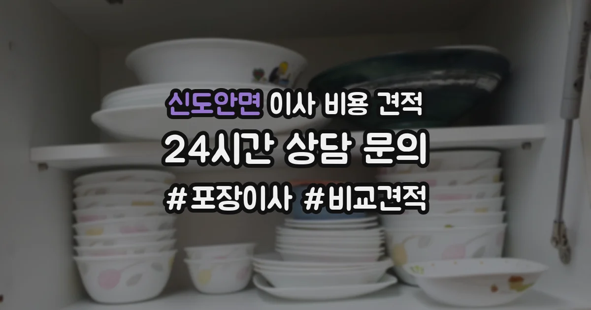 신도안면 이사 비용 견적