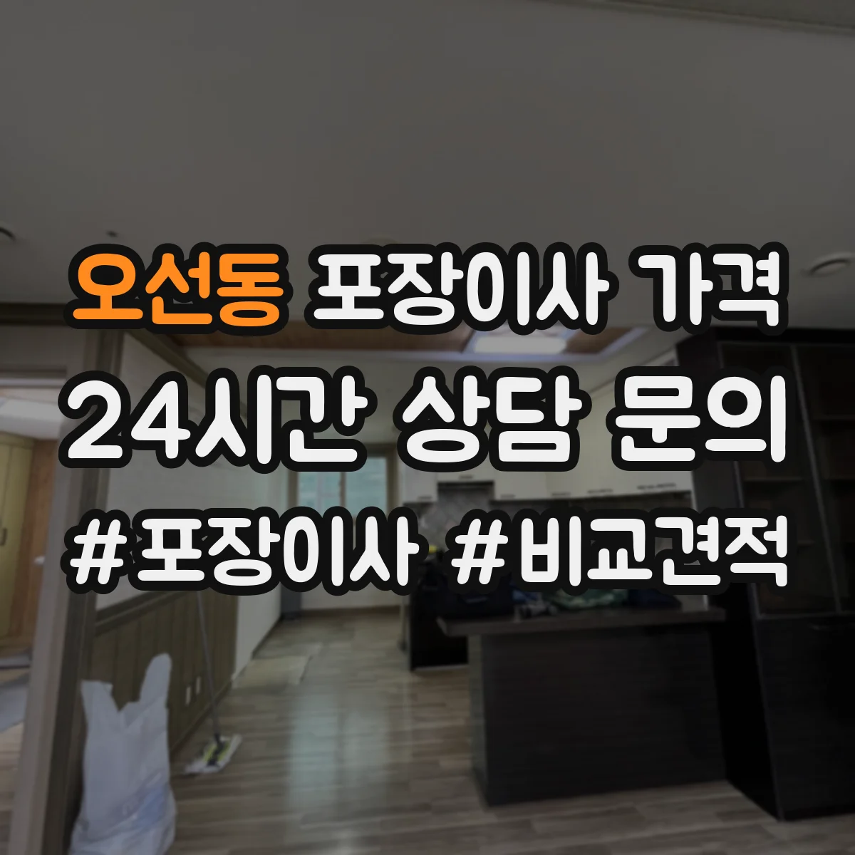 오선동 포장이사 가격