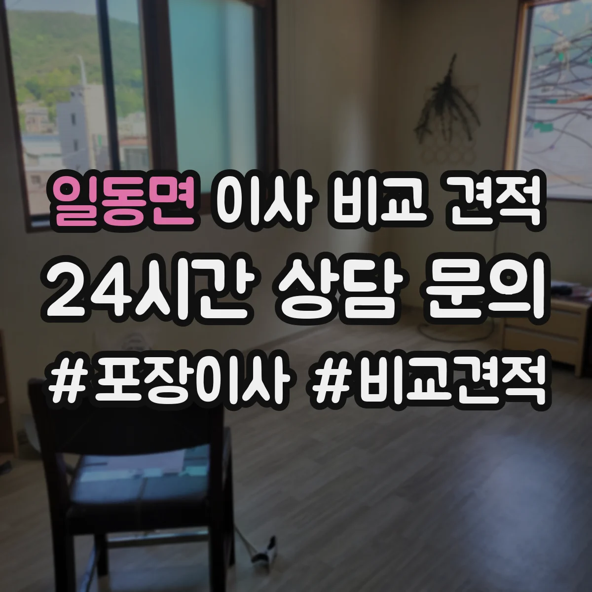 일동면 이사 비교 견적
