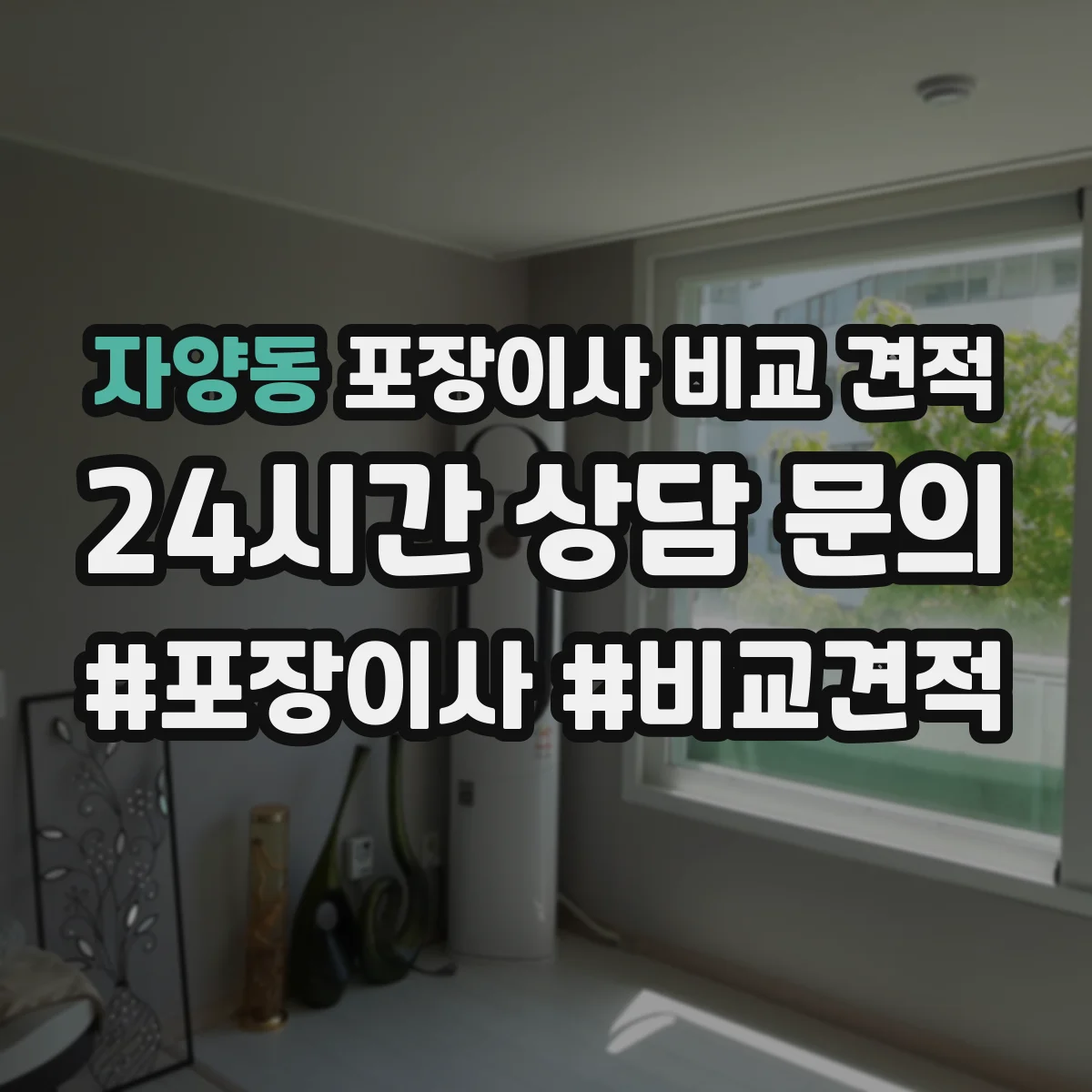 자양동 포장이사 비교 견적