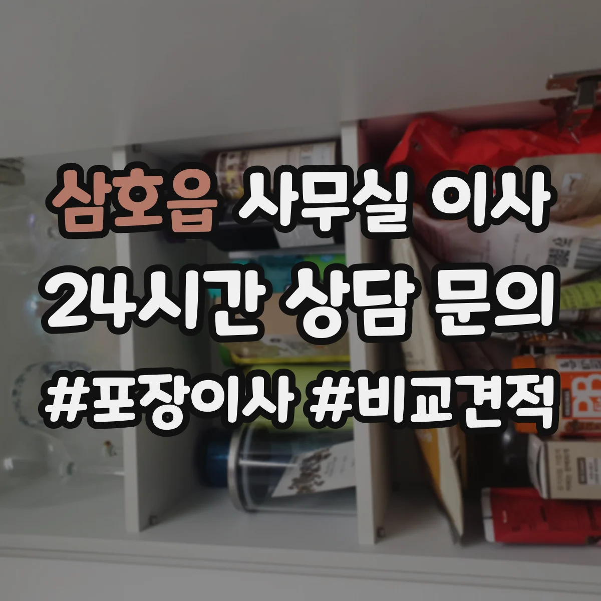 삼호읍 사무실 이사
