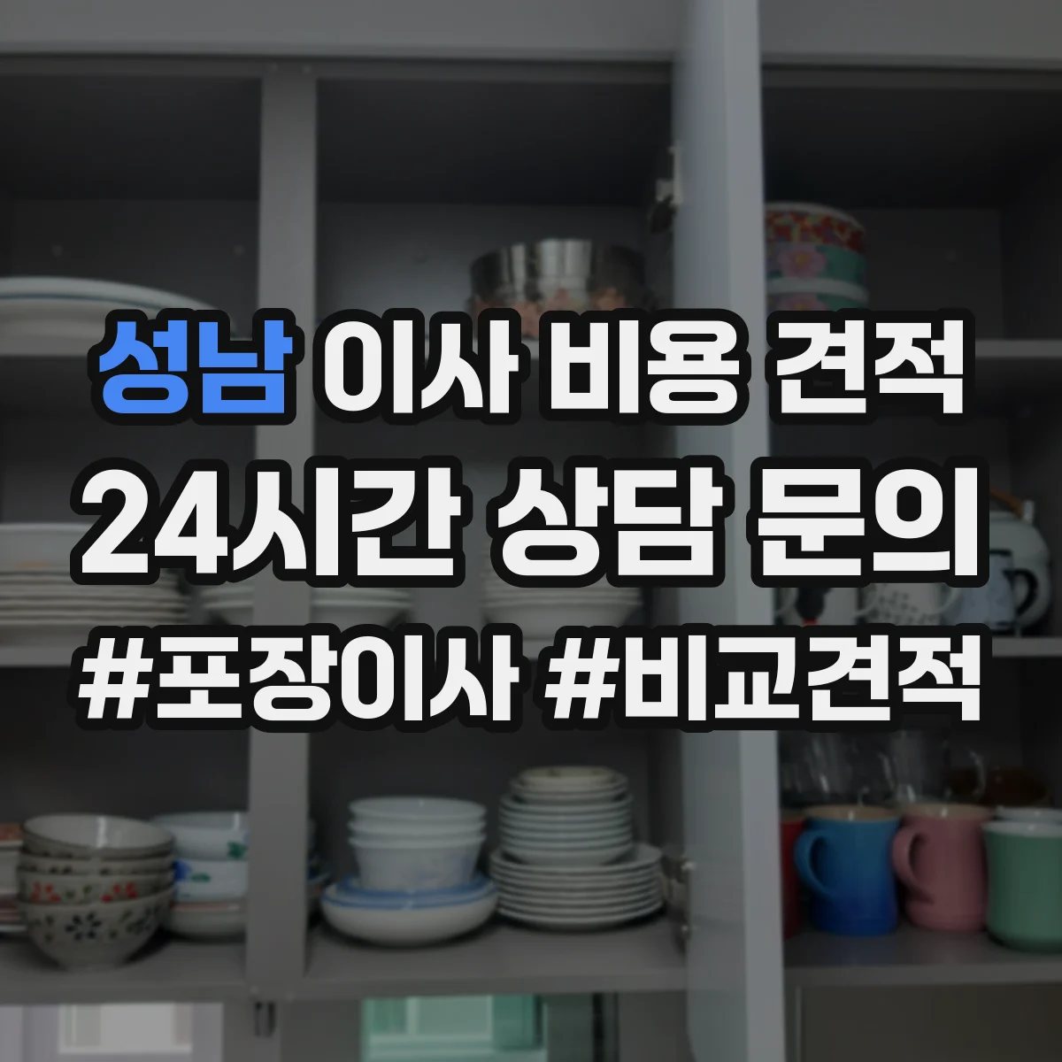성남 이사 비용 견적