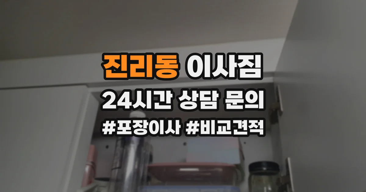 진리동 이사짐