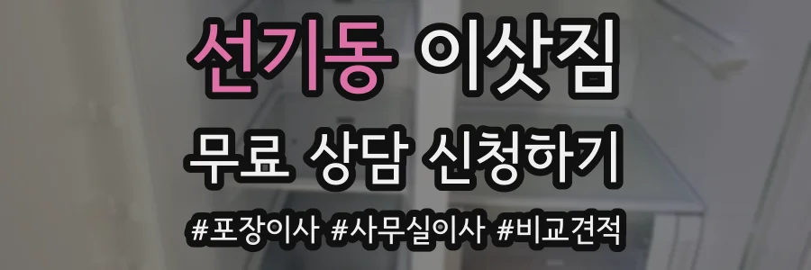 선기동 이삿짐