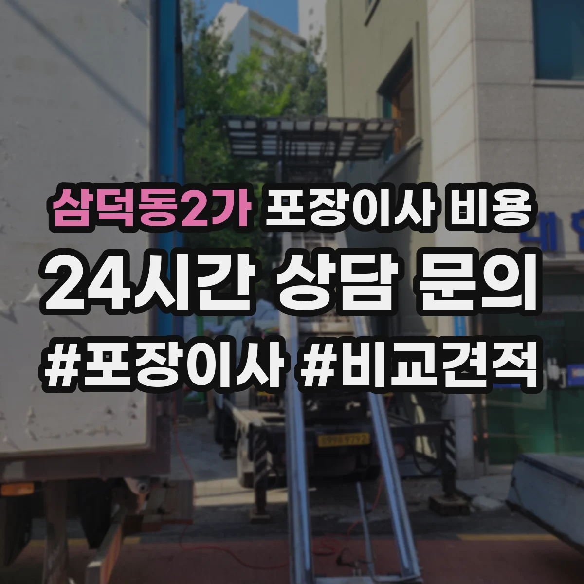 삼덕동2가 포장이사 비용