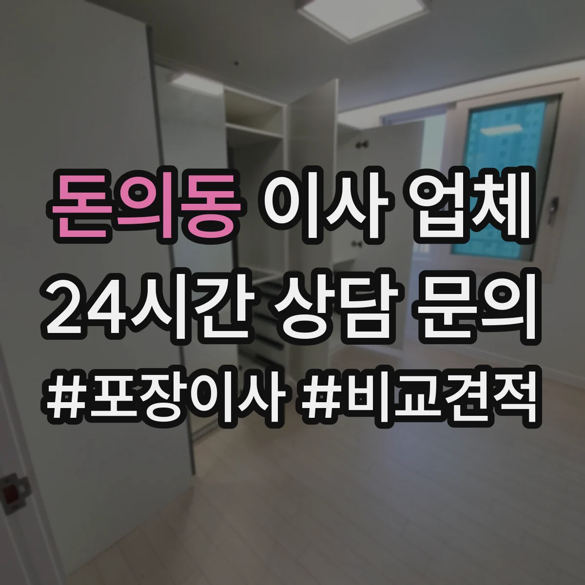 돈의동 이사 업체