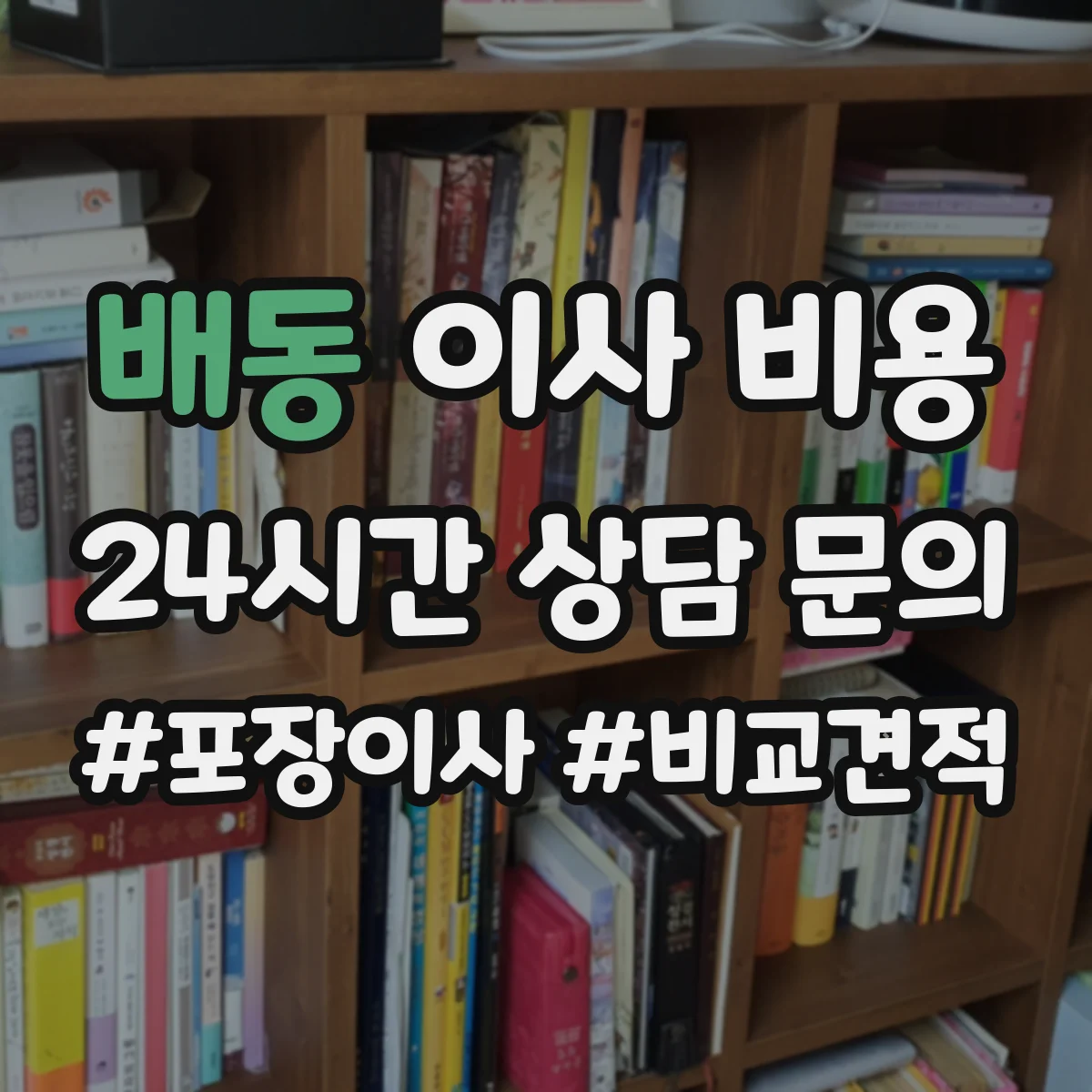 배동 이사 비용