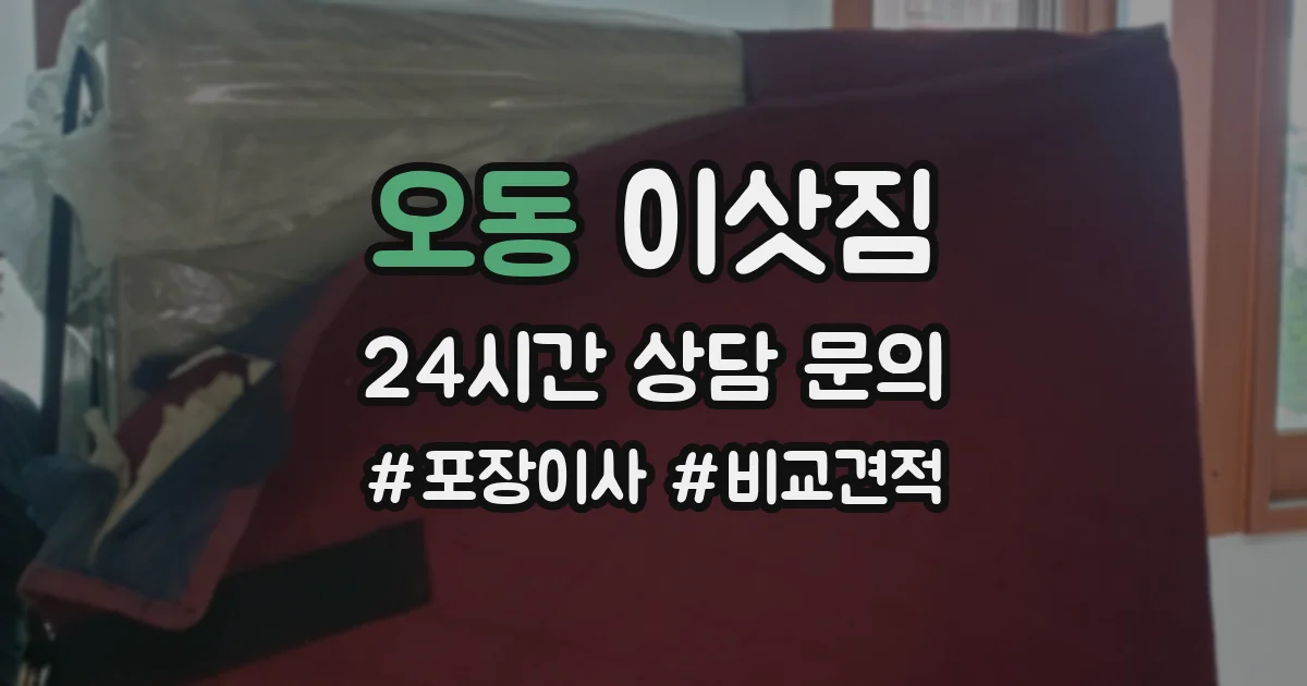 오동 이삿짐