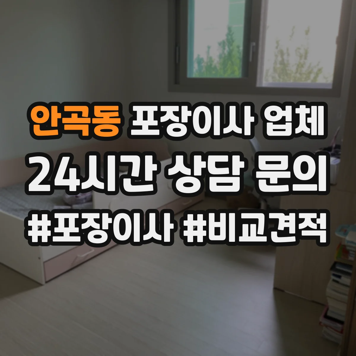 안곡동 포장이사 업체