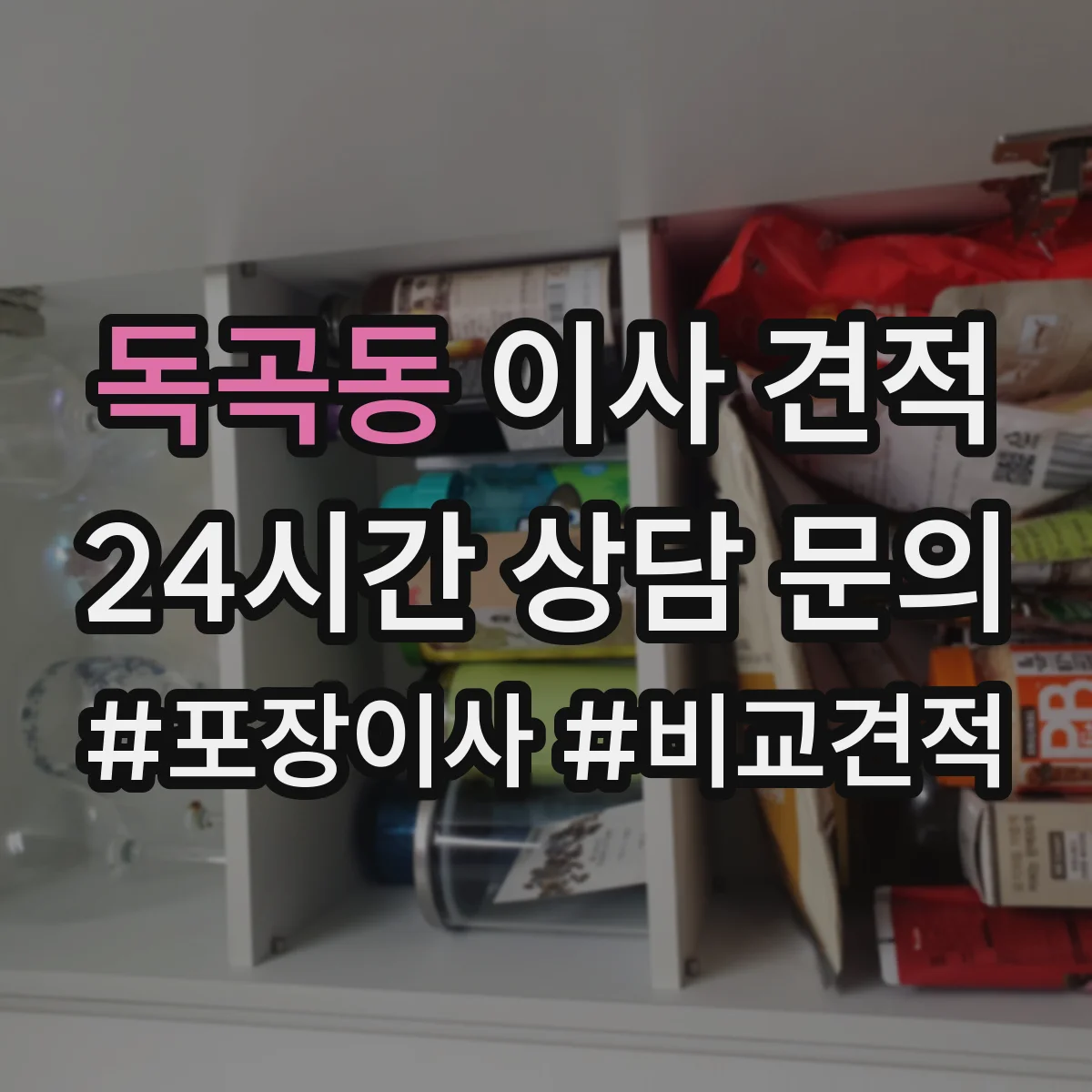 독곡동 이사 견적