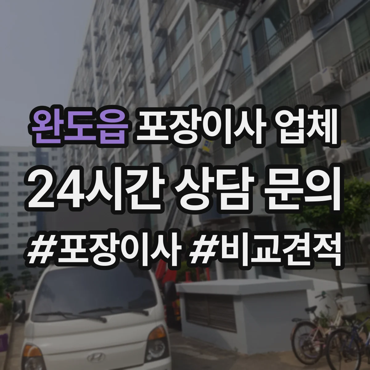 완도읍 포장이사 업체