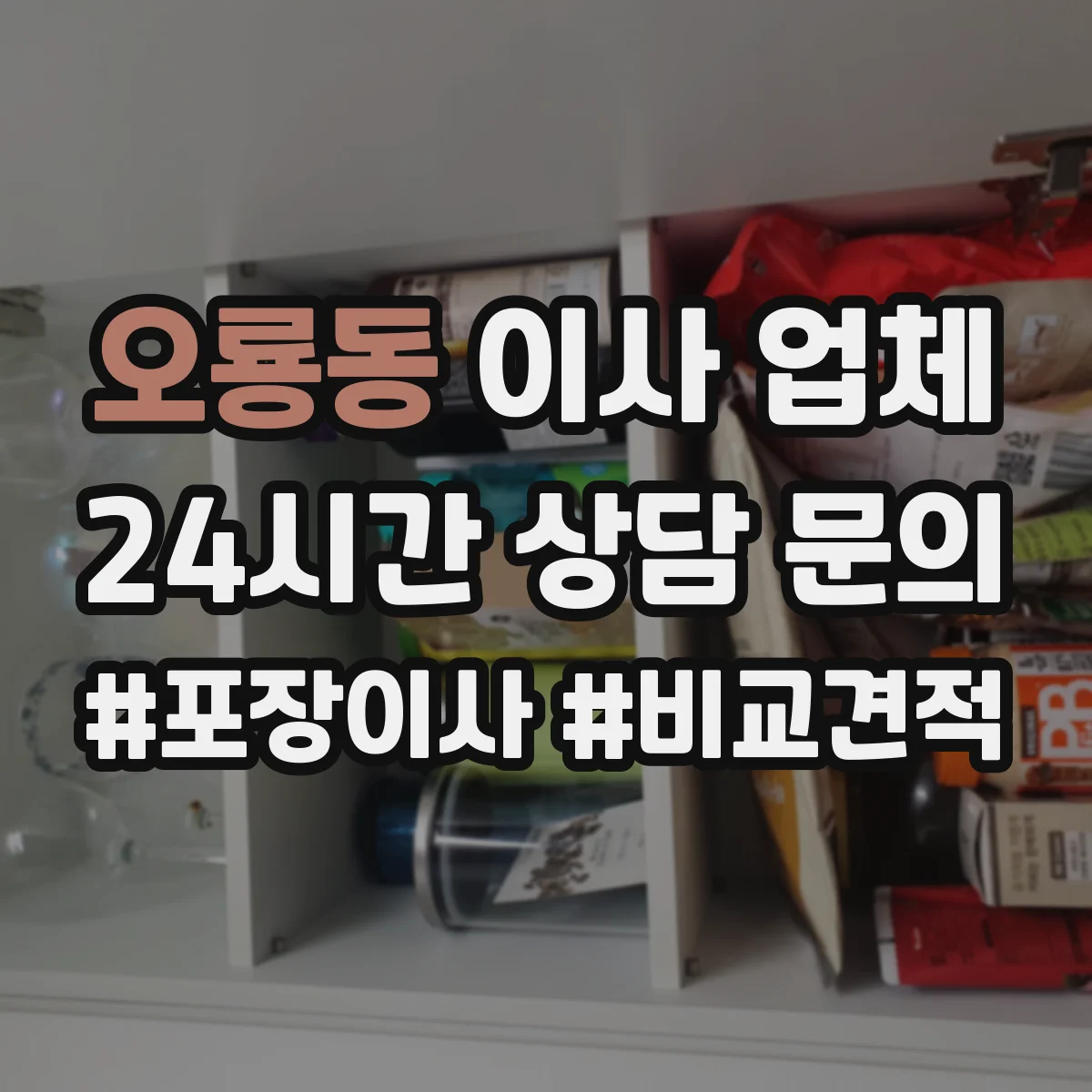 오룡동 이사 업체