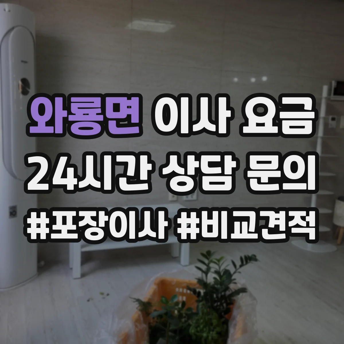 와룡면 이사 요금