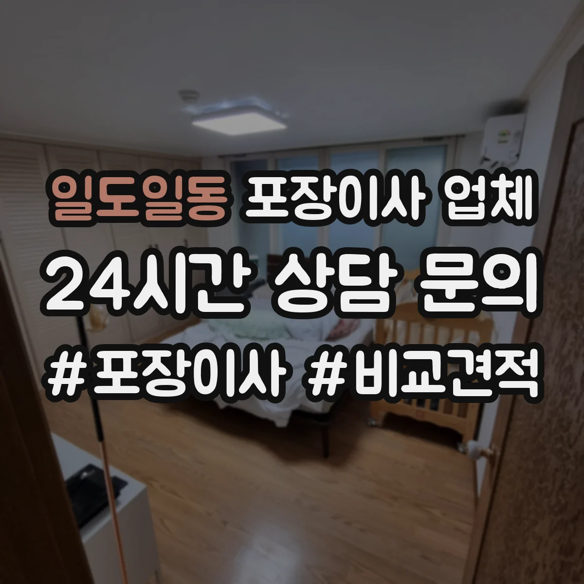 일도일동 포장이사 업체
