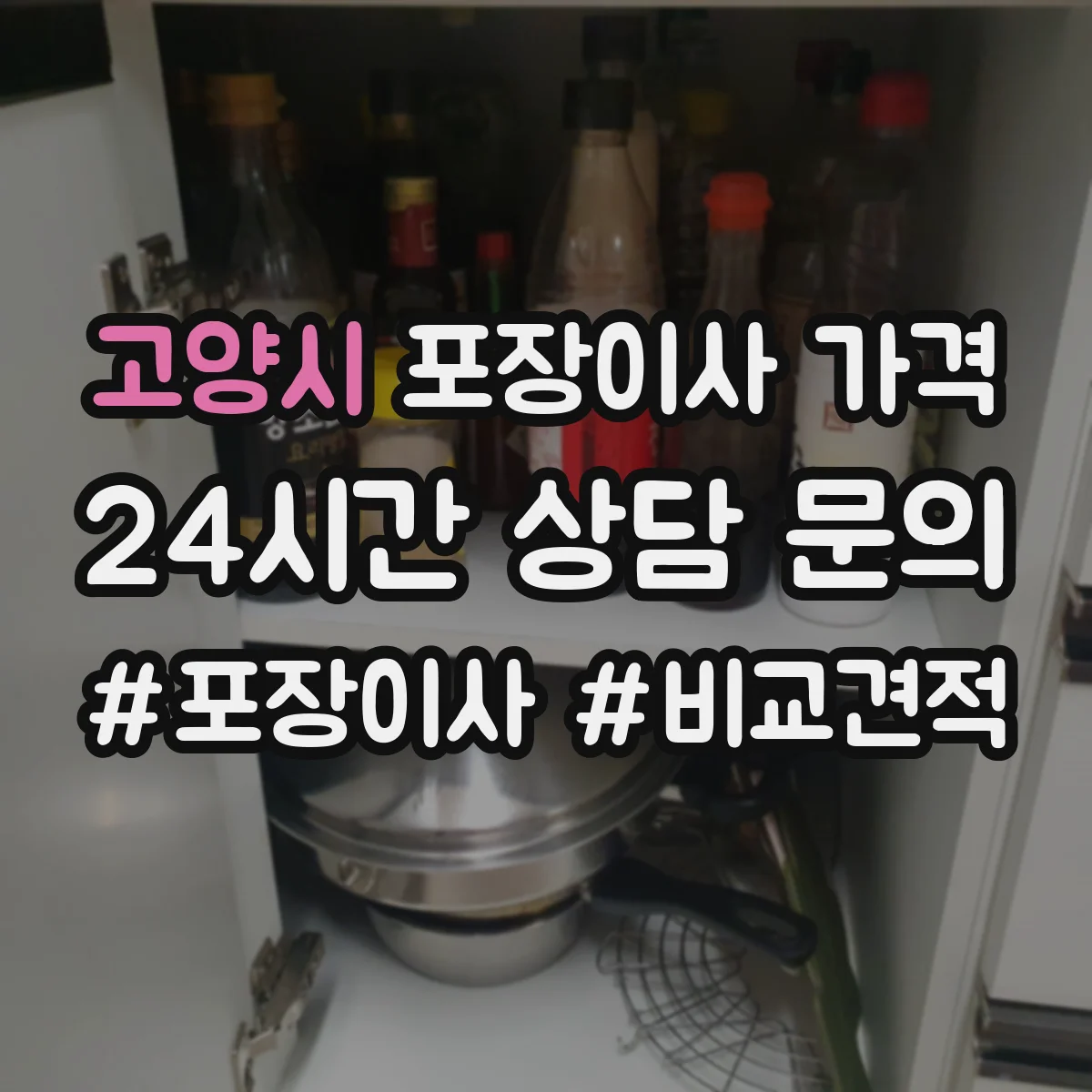 고양시 포장이사 가격