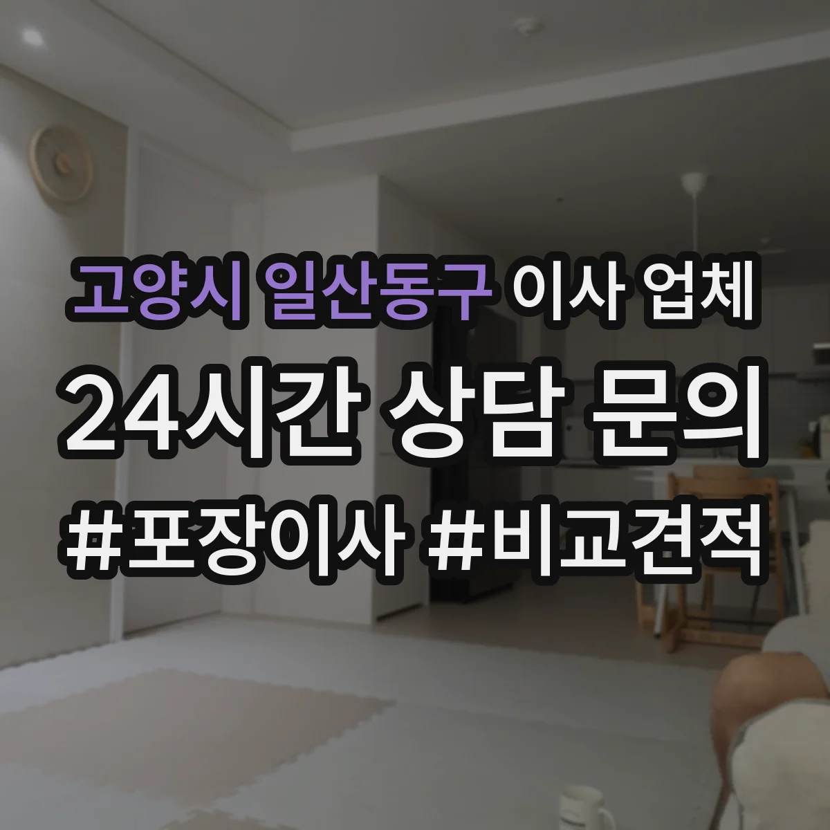 고양시 일산동구 이사 업체