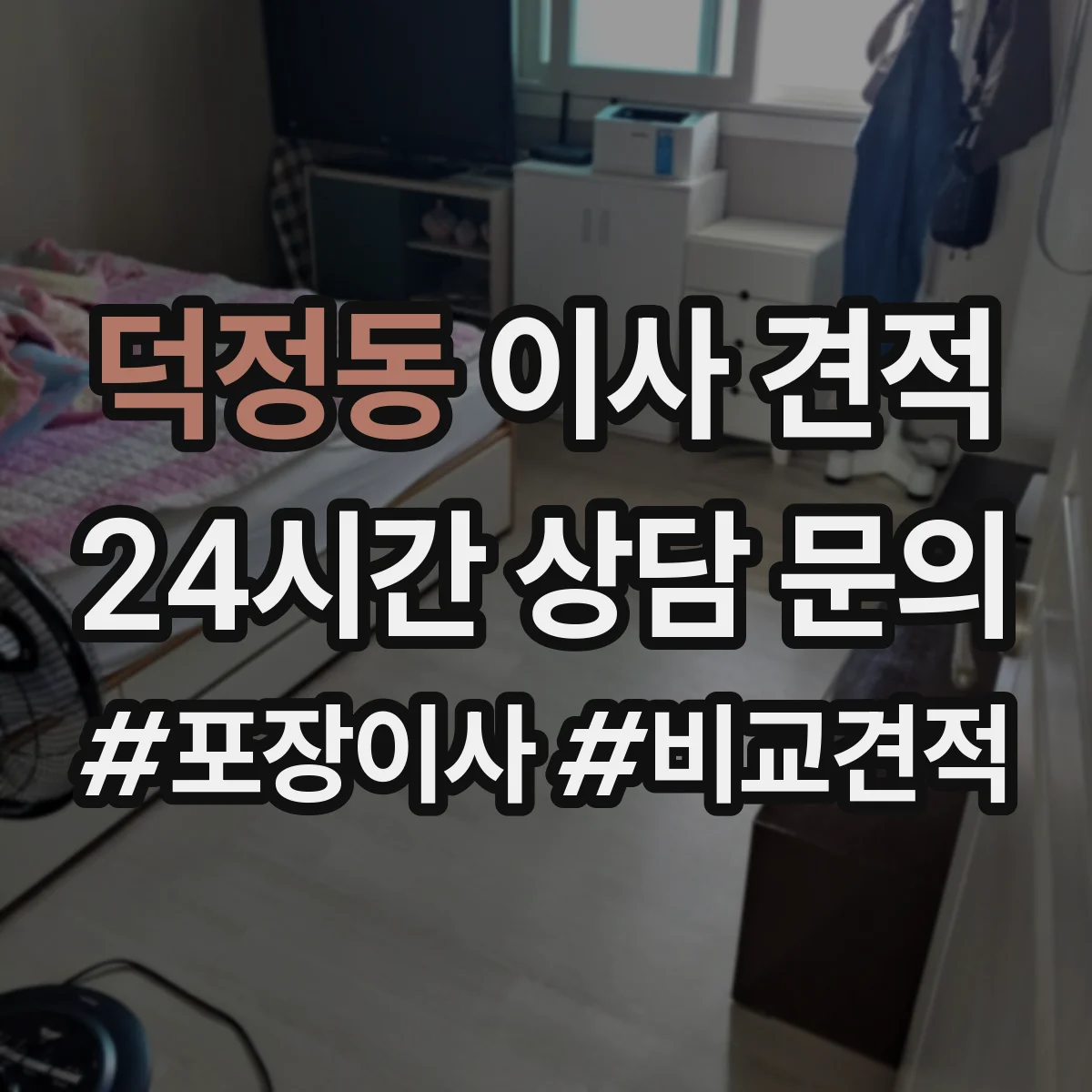 덕정동 이사 견적