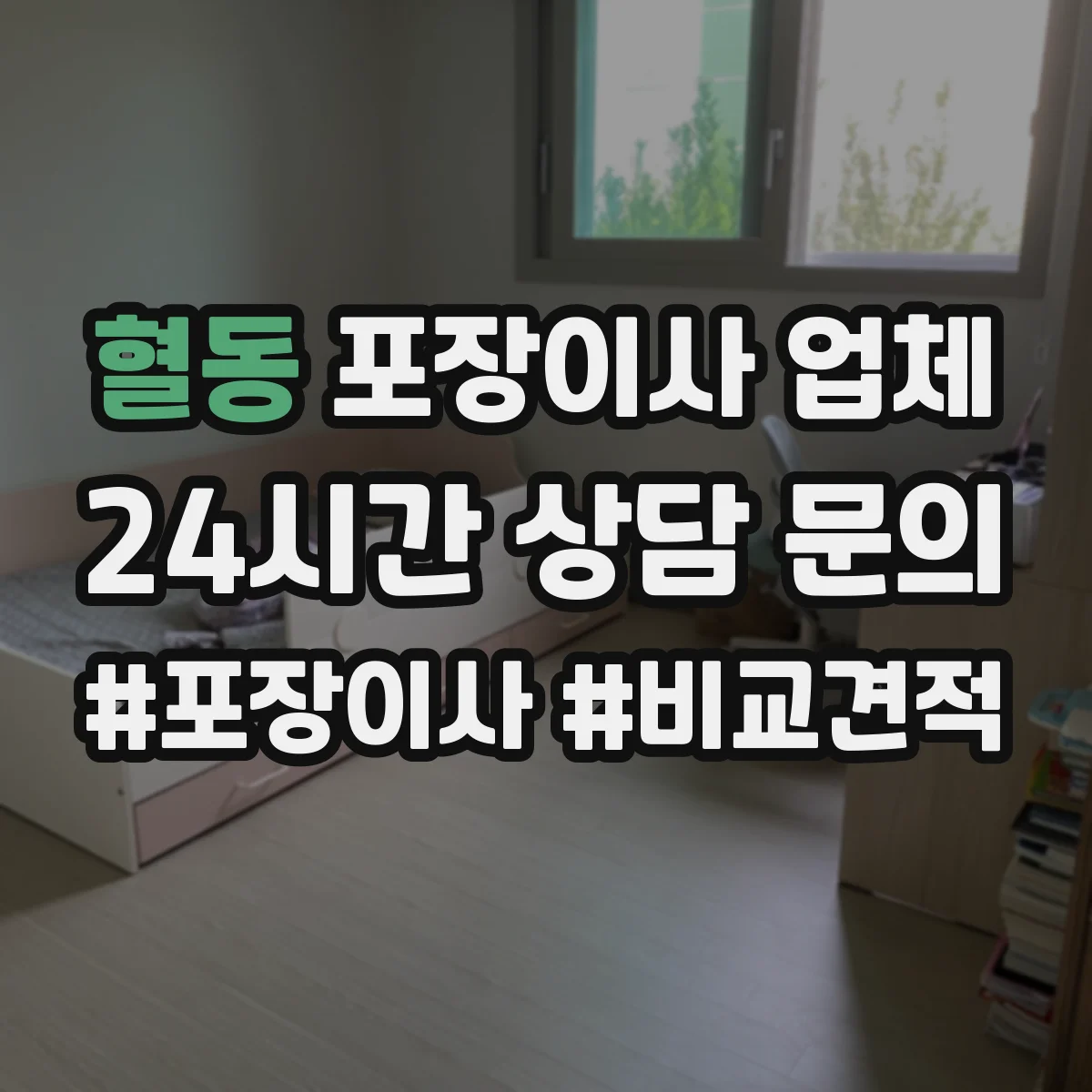 혈동 포장이사 업체