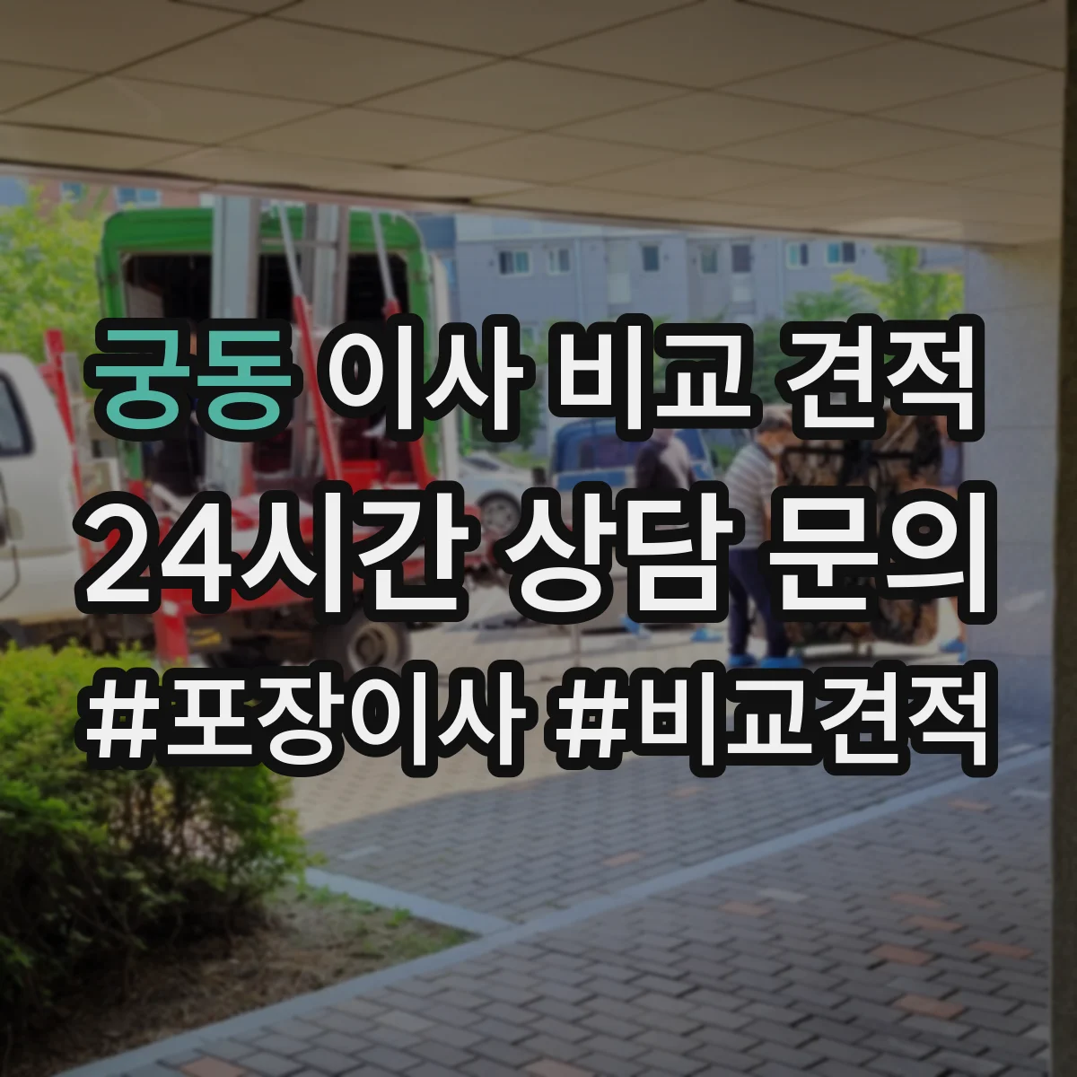 궁동 이사 비교 견적