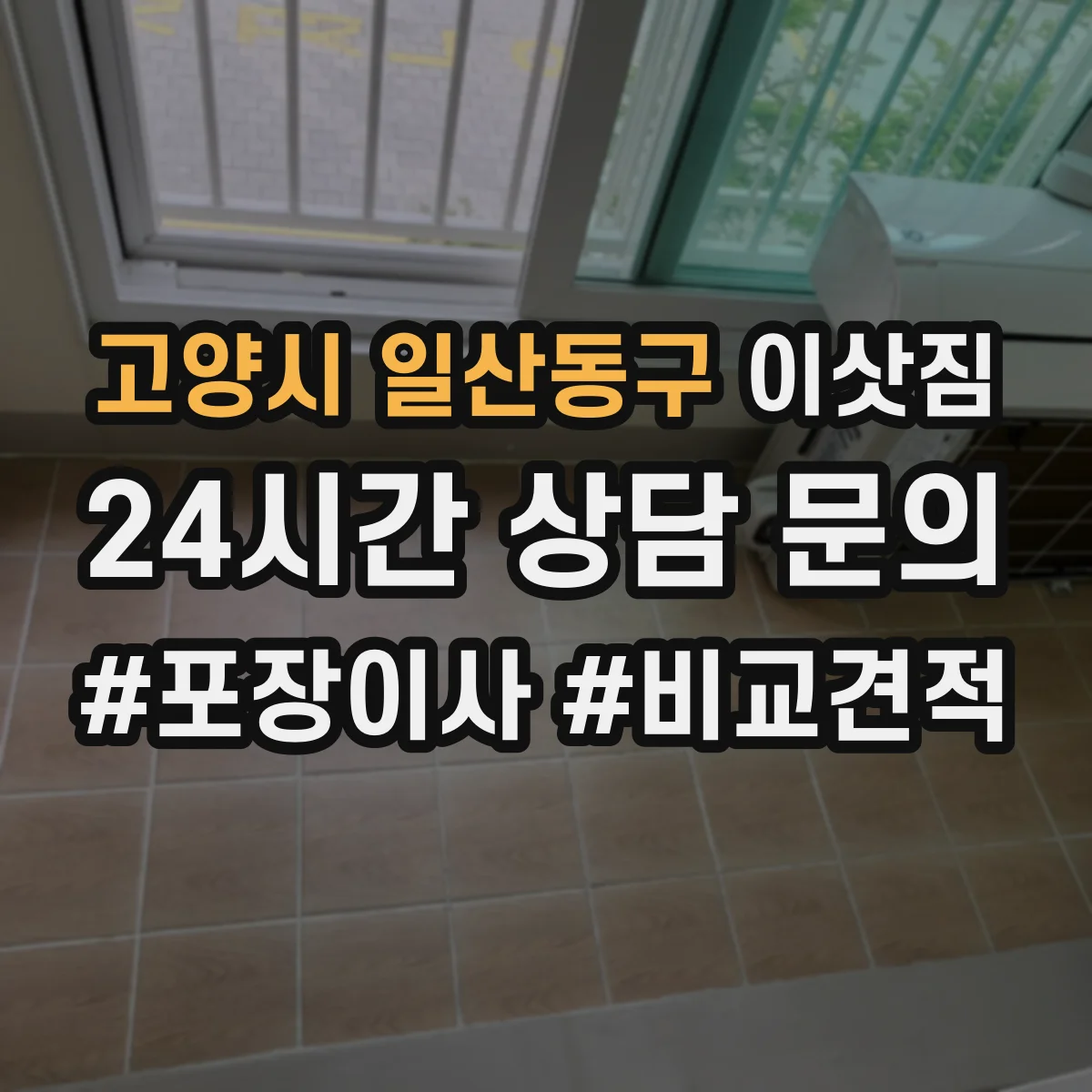 고양시 일산동구 이삿짐