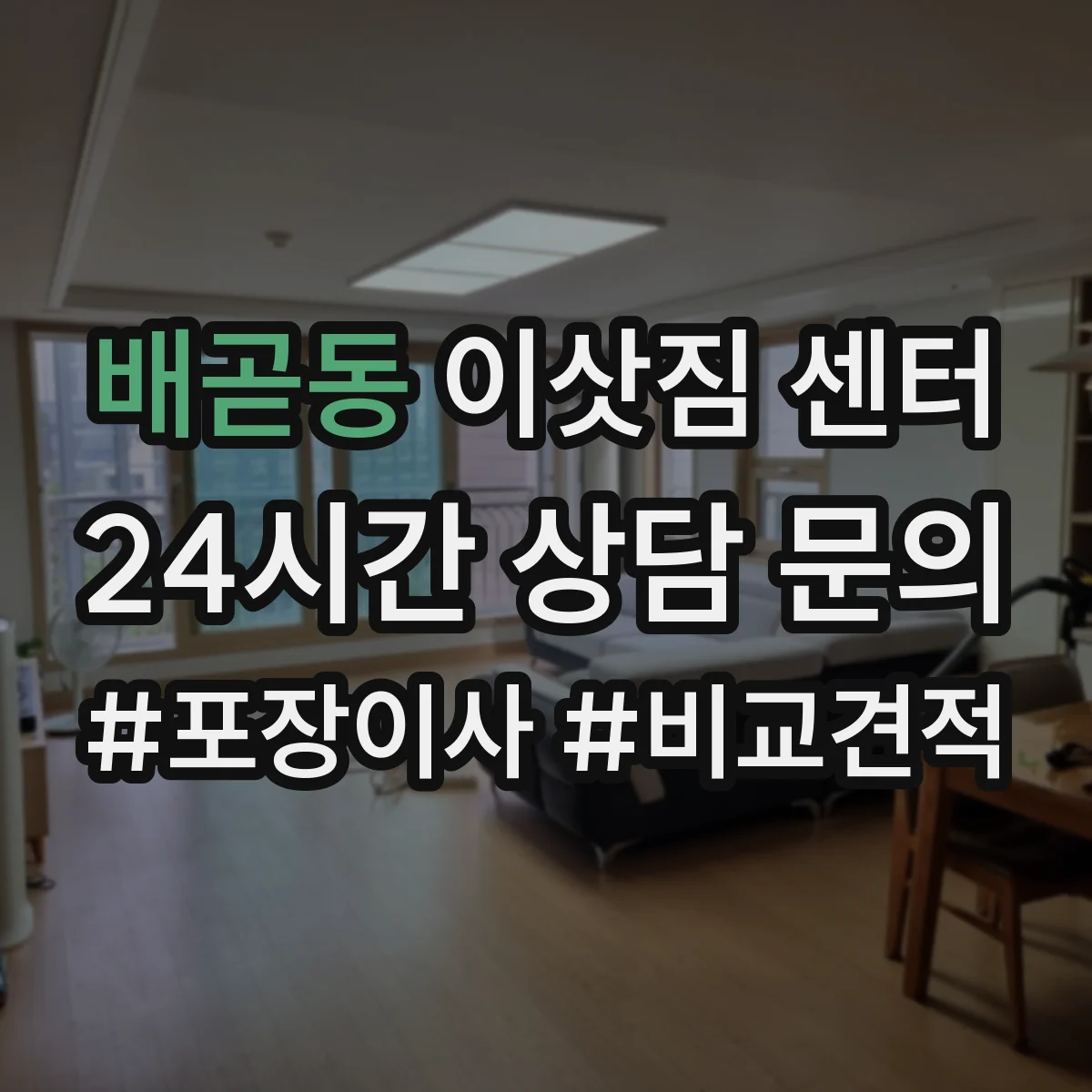 배곧동 이삿짐 센터