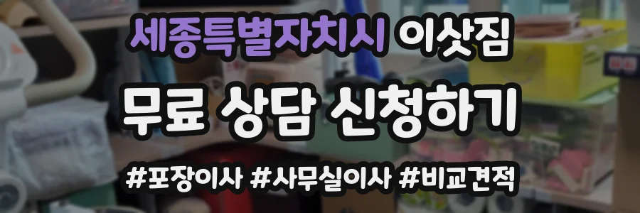 세종특별자치시 이삿짐